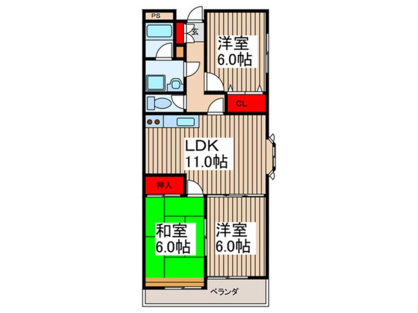 間取図 サンル－ツマンション