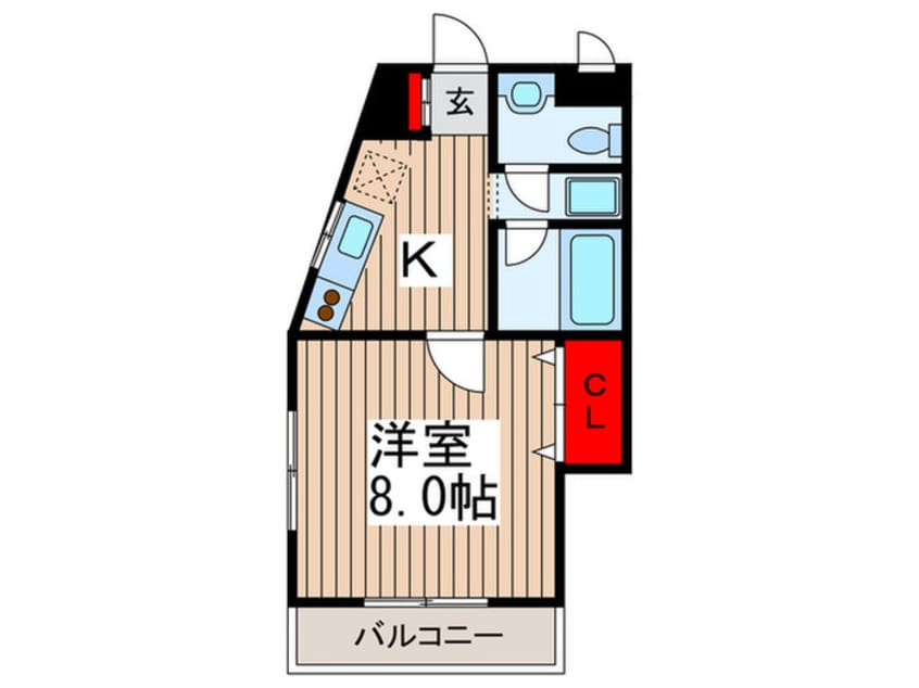 間取図 コ－ポウォッセⅠ