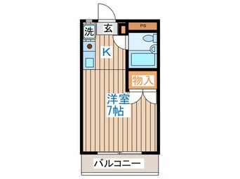 間取図 メゾン・ソ－ラ