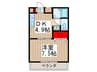 Ｍｉａｃａｓａ 1DKの間取り