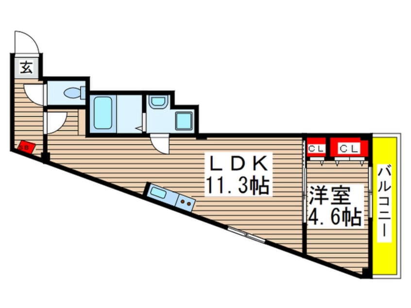 間取図 アンブラッセ要町