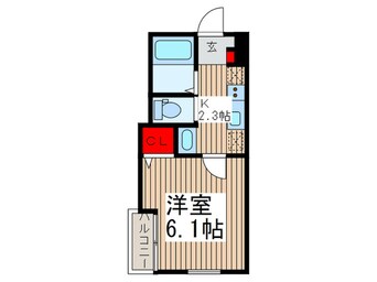 間取図 メゾン・ド・ジュネス喜沢