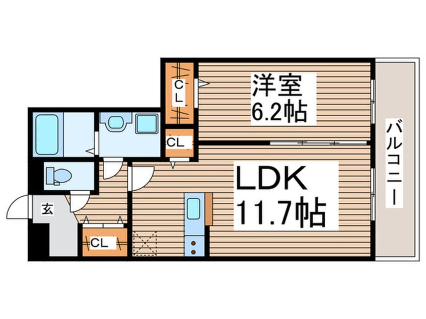 間取図 メゾン・ルーチェ