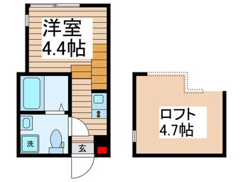 間取図 ハーモニーテラス北小岩ⅩⅧ