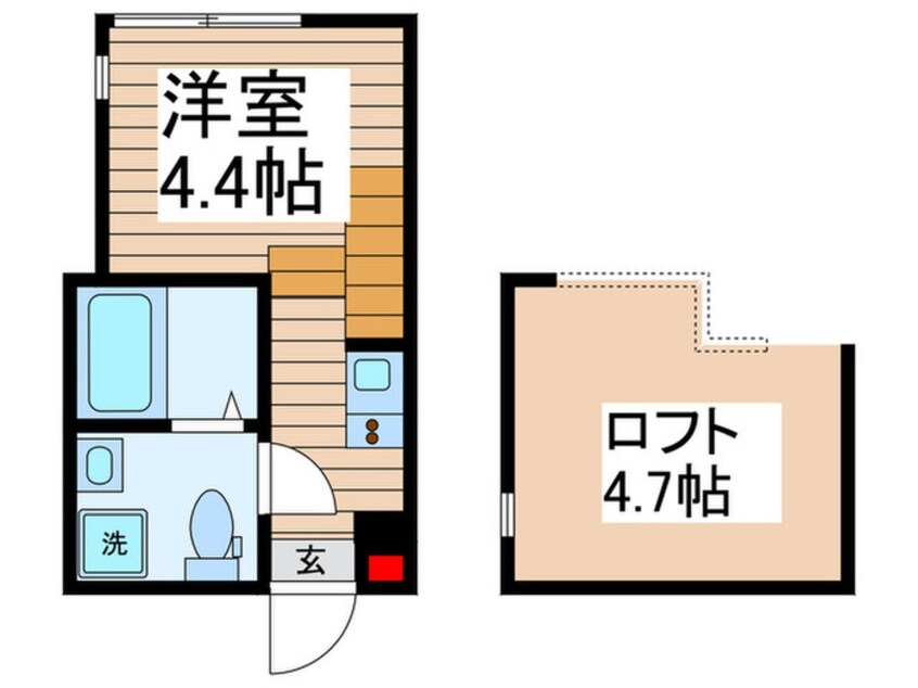 間取図 ハーモニーテラス北小岩ⅩⅧ