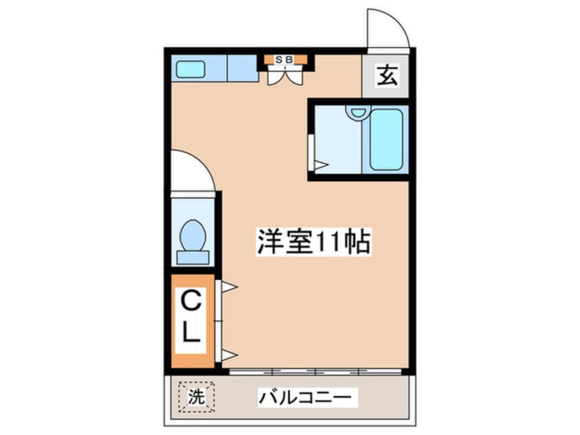 間取図 シティーパルＵ