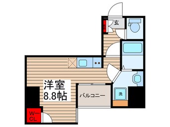 間取図 ﾃﾞｨｱﾚｲｼｬｽ西大島駅前（303）