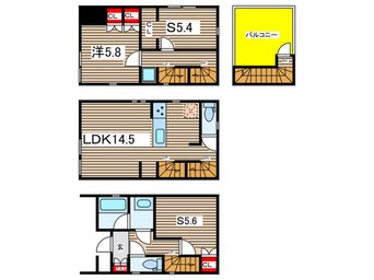 間取図 Kolet綱島2