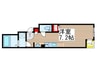 寿マンション 1Rの間取り
