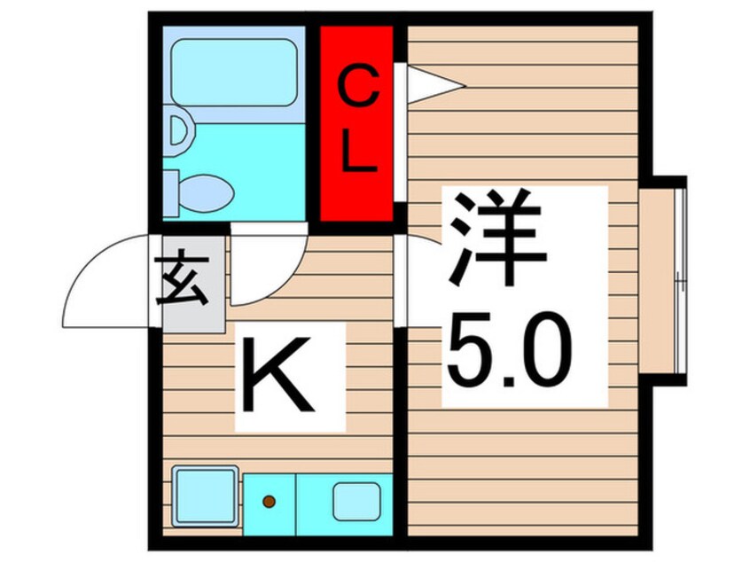 間取図 綾瀬ﾋﾟ-ｽﾍﾞﾙＳ