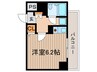 リバティ浜田山 1Rの間取り