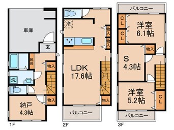 間取図 Ｋｏｌｅｔ葛飾鎌倉＃１２