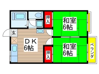 間取図 ベルゾ－ネ小林