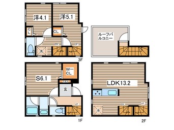 間取図 Kolet綱島3