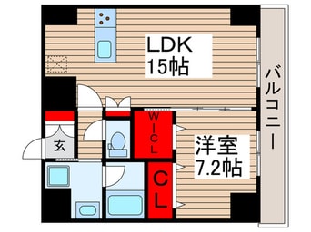 間取図 ｼﾞｪﾉｳﾞｨｱ浅草Ⅲｸﾞﾘｰﾝｳﾞｪｰﾙ(902)