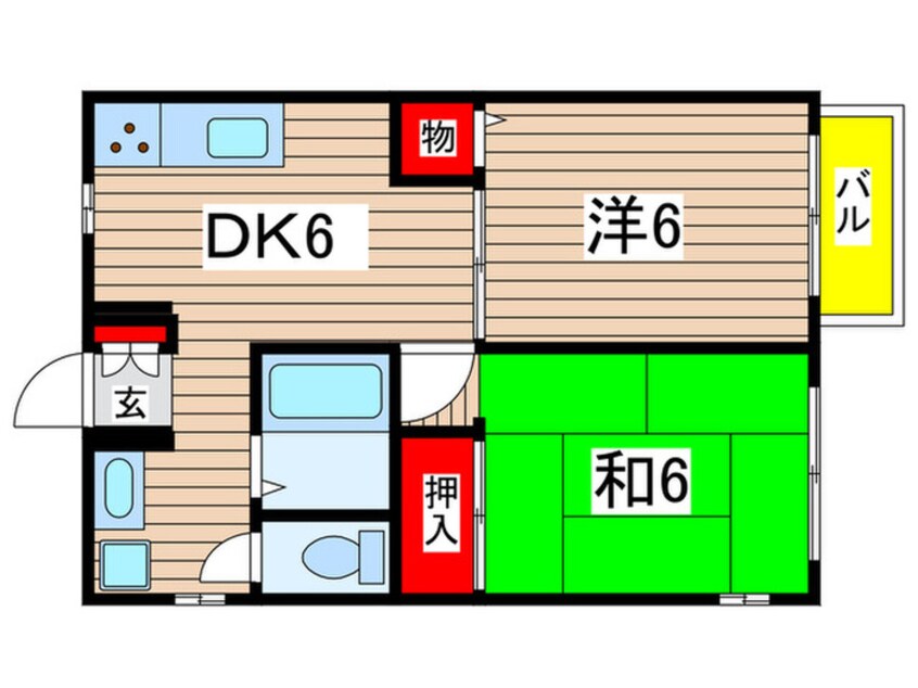 間取図 アルスピア2