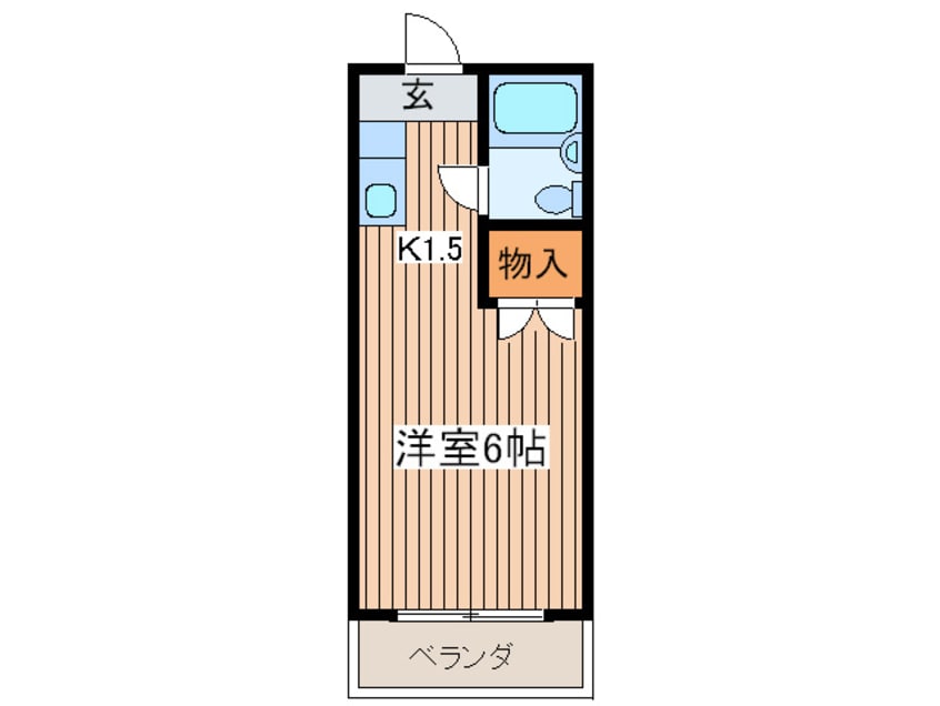 間取図 ポルシェ飯山