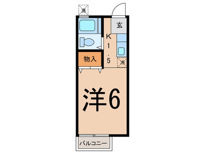間取り図 ハイツ小川