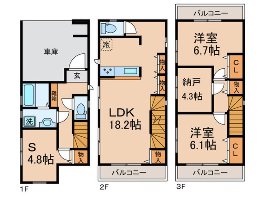 間取図 Ｋｏｌｅｔ葛飾鎌倉＃１３