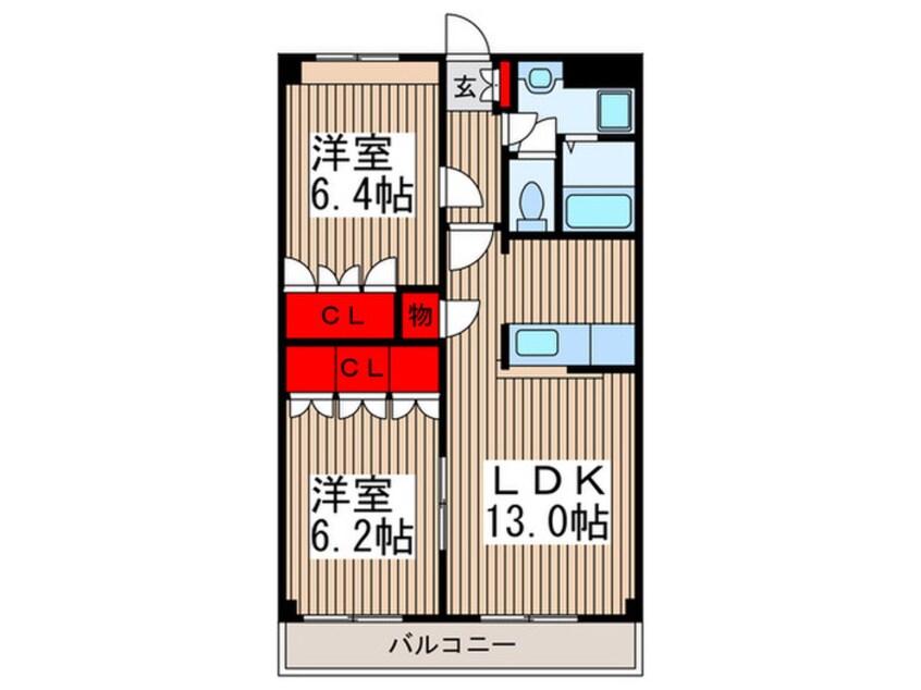 間取図 セレ－ナ・プリマ