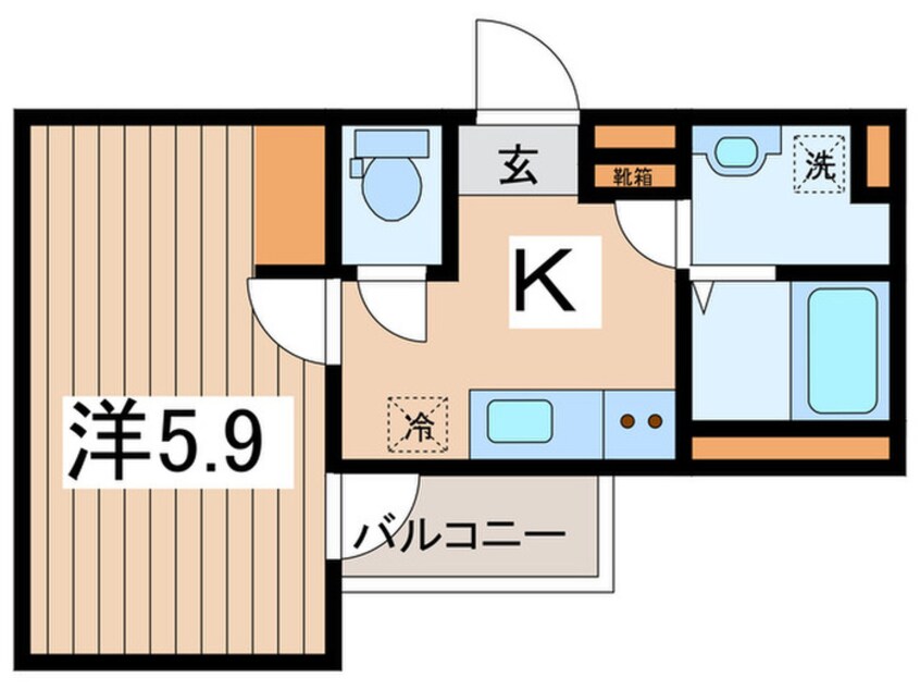 間取図 カインドネス中央林間