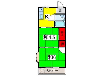 間取図 イ－スト浦和ハイツ