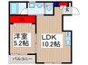 Ｙヴィラージュ 1LDKの間取り