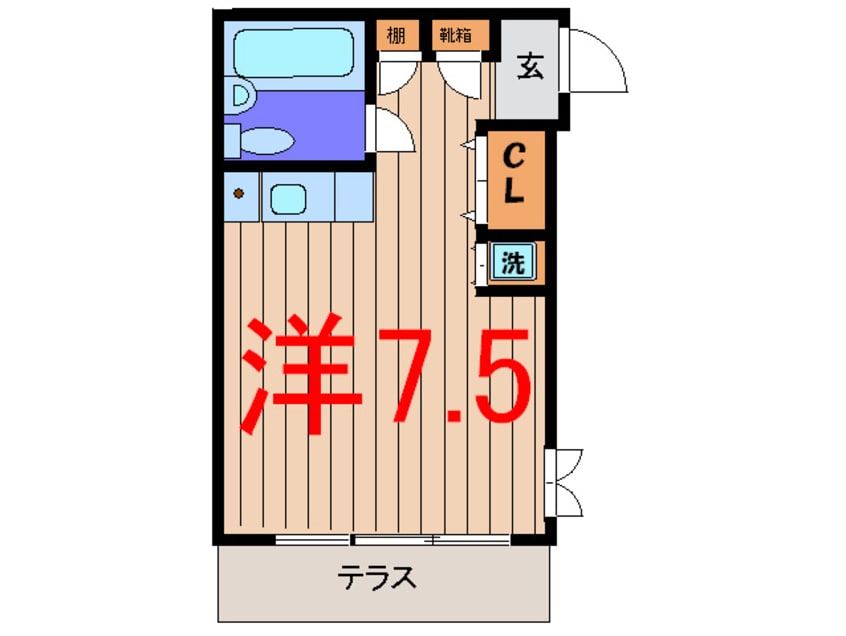 間取図 田園調布ﾌﾗｯﾄ