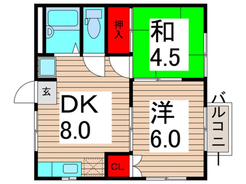 間取図 パ－クタウンアメニティ