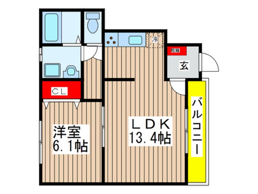 間取図 カーサクラシオン