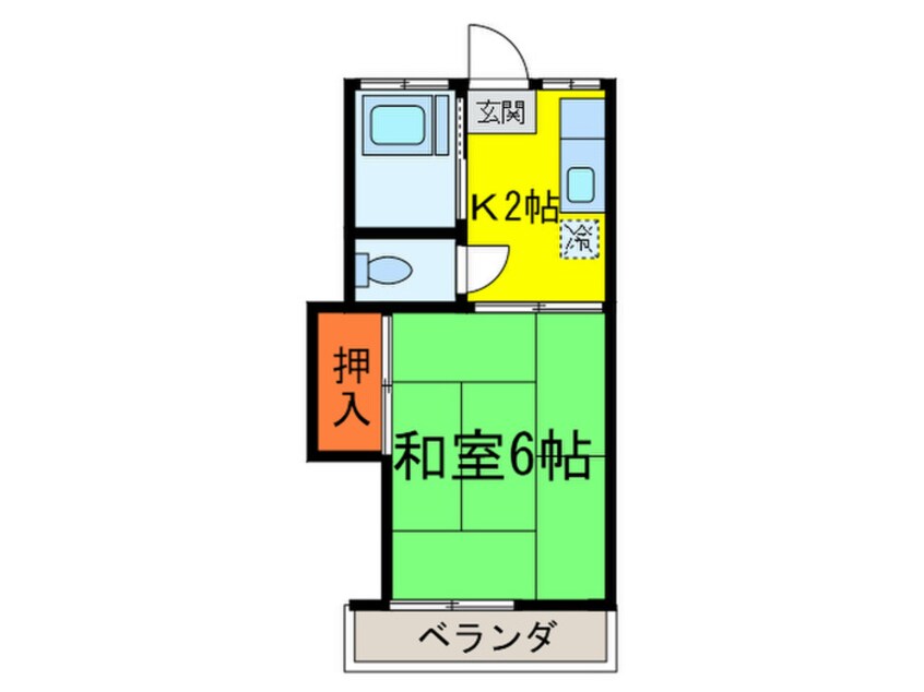 間取図 天神町スカイライト