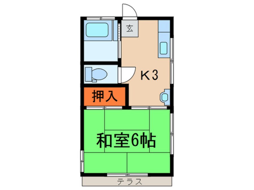 間取図 天神町スカイライト