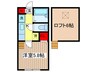 グランドール高円寺 1Kの間取り