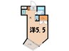 日神パレステ－ジ代田橋 1Rの間取り