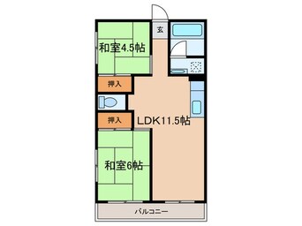 間取図 八百重マンション