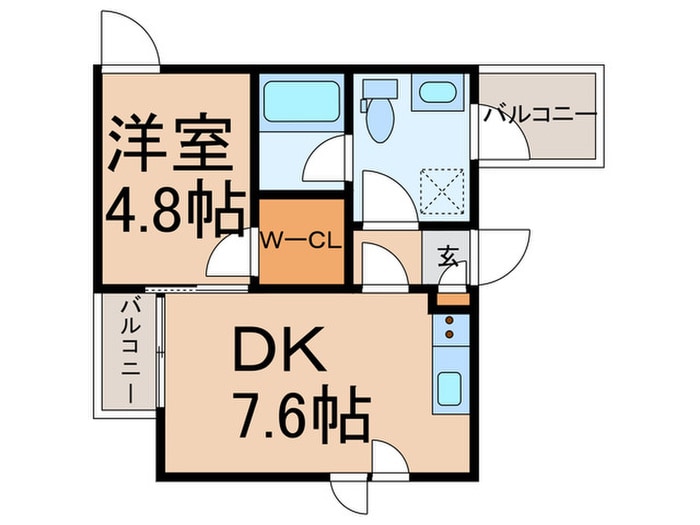 間取り図 Cave de carre