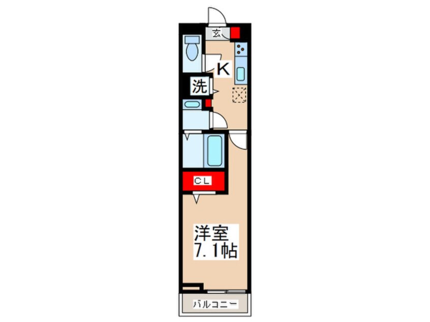 間取図 パレス国立