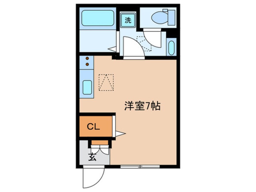 間取図 チャーチサイドテラス