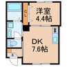 セレーノ 1DKの間取り