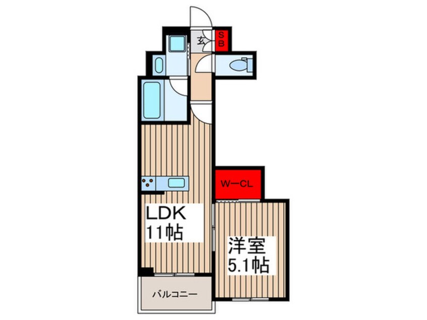 間取図 Shamaison　ベリエ・クレール