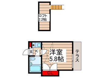 間取図 メディオ六高台