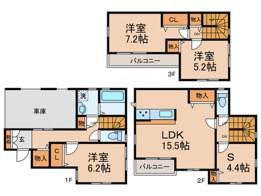 間取図 Ｋｏｌｅｔ葛飾鎌倉＃１５