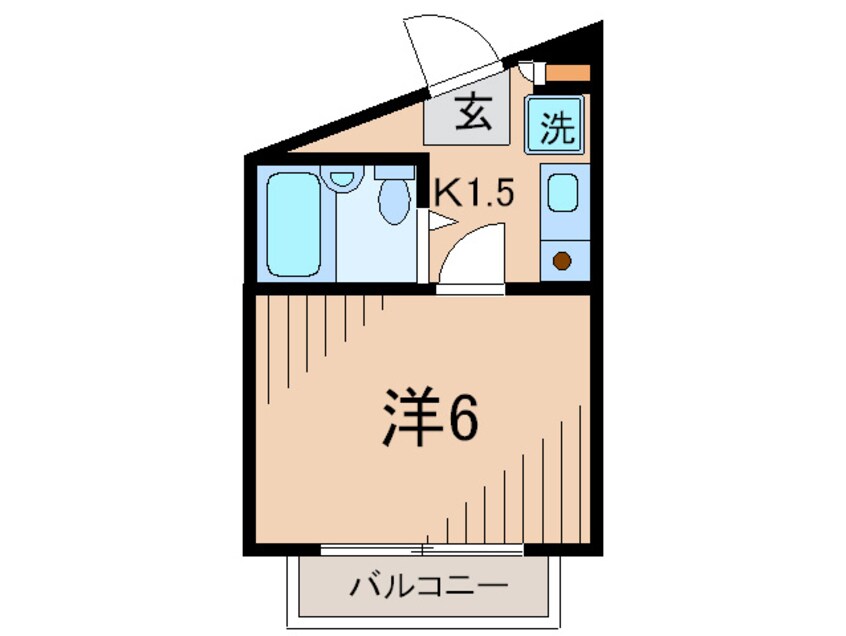 間取図 ホ－ムズ駒沢