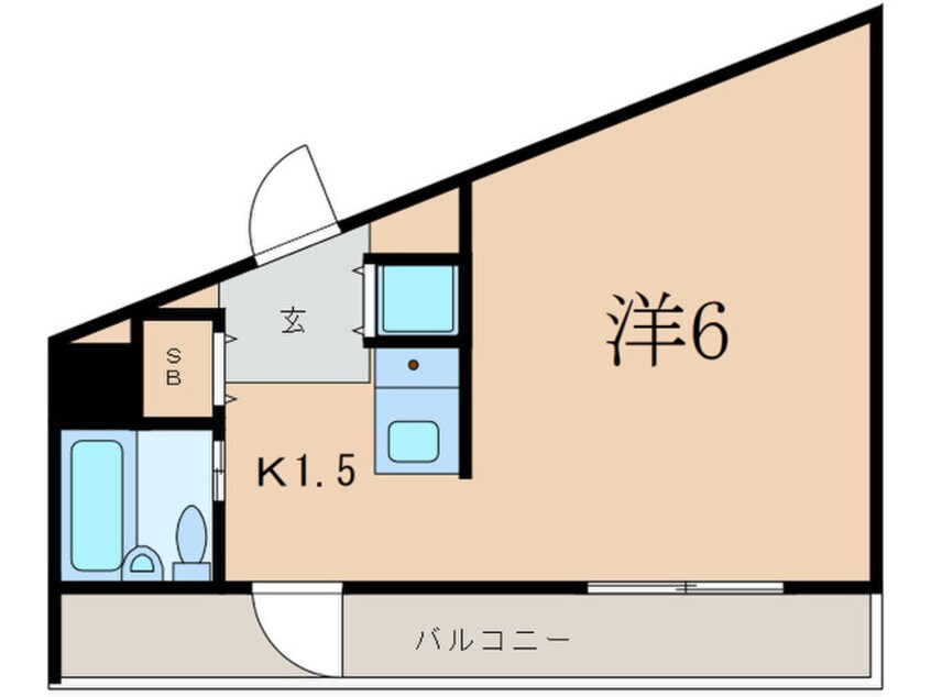 間取図 ホ－ムズ駒沢