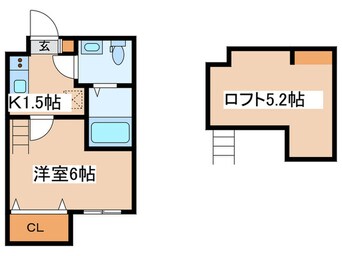 間取図 Ｖｅｒｄｅ　ｆｒｅｓｃｏ