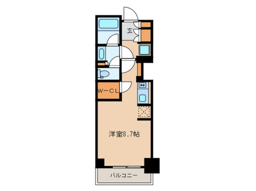 間取図 パークアクシス御茶ノ水