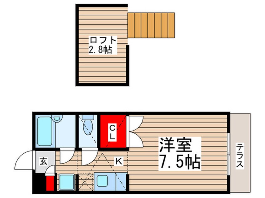 間取図 キャッスル本郷