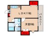 コ－ポサニ－ 1LDKの間取り