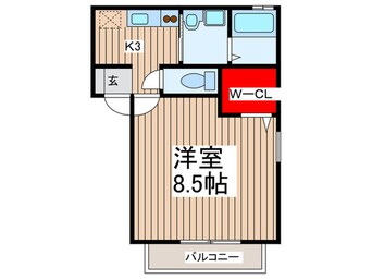 間取図 ルミエ-ル