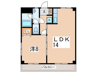 間取図 ルミエ－ル北里